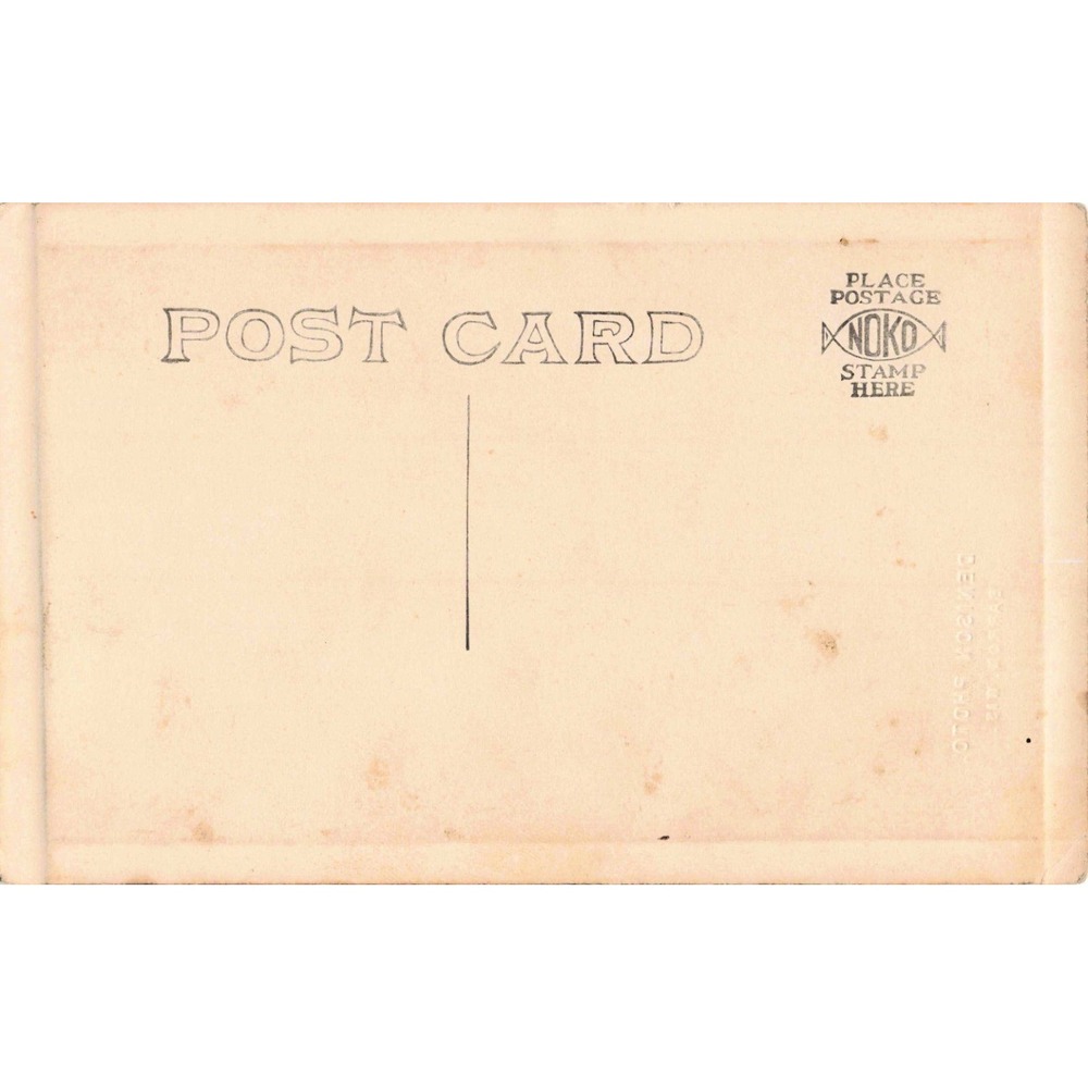 Antique RPPC Barron Wisconsin Baby Portrait Denison Photo NOKO Postcard - Picture 2 of 2